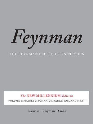 cover image of The Feynman Lectures on Physics, Volume I